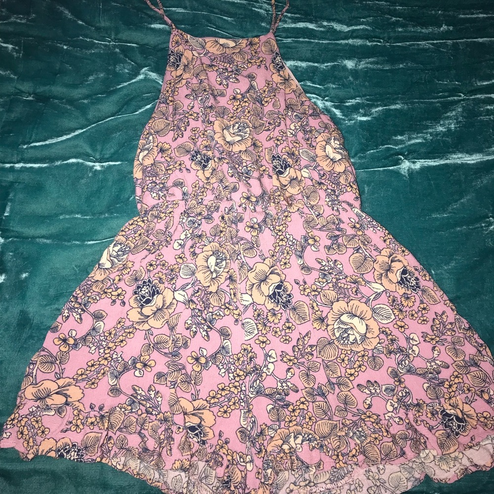 Floral printed romper
